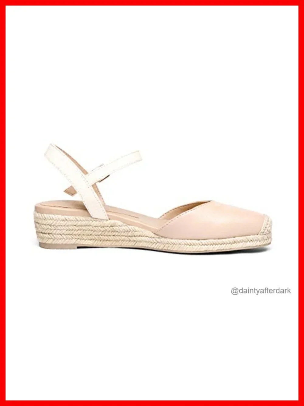 Women's Espadrille Wedge Sandals with Adjustable Buckle and Canvas Upper